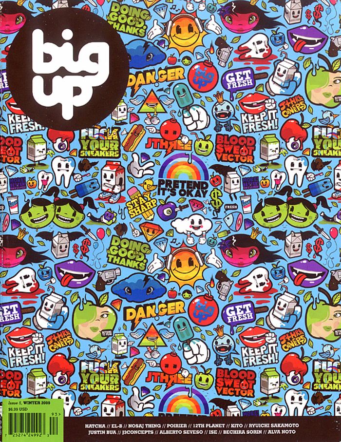 BIG UP MAGAZINE - Big Up Magazine Issue 5 Winter 2009 (feat Hatcha, El B, Nosaj Thing, Poirier, 12th Planet, Kito, Ryuichi Sakamoto, Justin Bua, J3concepts, Alberto Seveso, Ise, Bechira Sorin, Alva Noto + more)