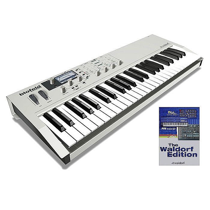 WALDORF - Waldorf Blofeld 49-Key Virtual Analogue Keyboard Synthesiser (white)