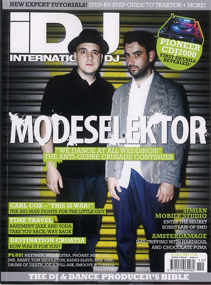 IDJ - IDJ Magazine October 2009: Issue 118 (feat Modeselektor, Carl Cox, Basement Jaxx, Nextmen, DJ Yoda, Radio Slave, Chocolate Puma, Simian Mobile Disco, Phonat, 2020 Soundsystem, Bashy + more)