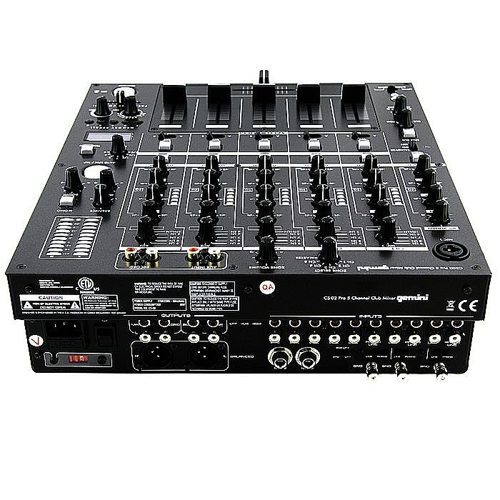GEMINI Gemini CS02 Mixer (professional 5 channel stereo mixer) vinyl at