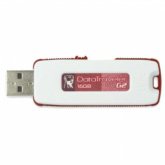 KINGSTON - Kingston 16GB Data Traveler G2 USB Flash Drive (red)