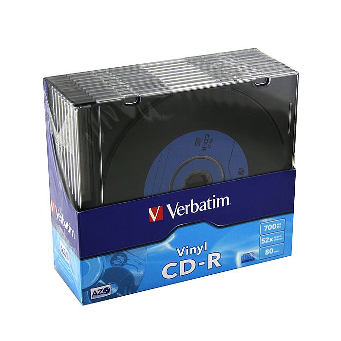 VERBATIM - Verbatim Vinyl Effect CDR80 Blank CDRs (pack of 10)