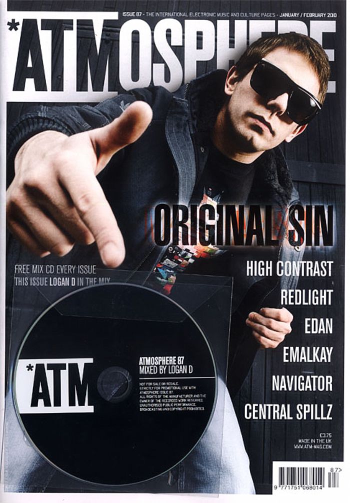 ATM MAGAZINE - ATM Magazine Issue 87: January/February 2010 (incl. free Logan D mixed CD, feat Original Sin, High Contrast, Redlight, Edan, Emalkay, Navigator, Central Spillz + more)