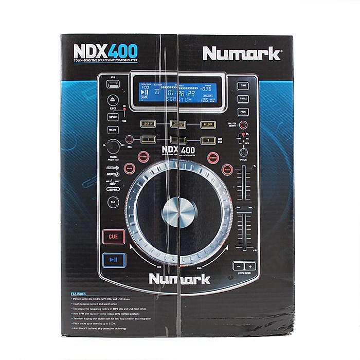 NUMARK Numark NDX400 Touch Sensitive Tabletop Scratch MP3 CD USB Player