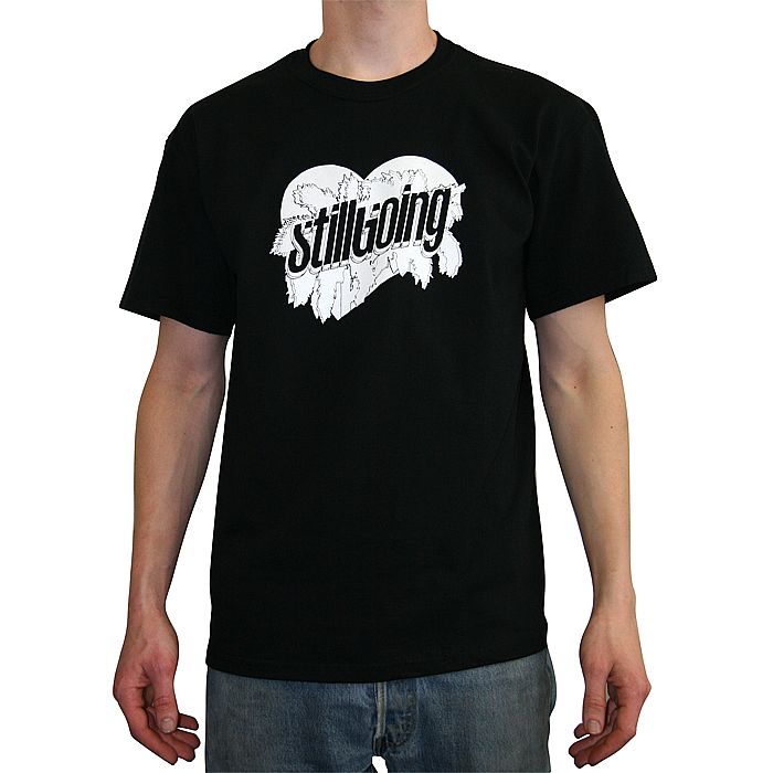 STILL GOING - Still Going Records T-Shirt (black with white print)