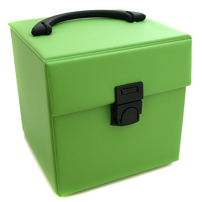 CD RETRO CASE Retro Style CD Carrying/Storage Case (light green) vinyl