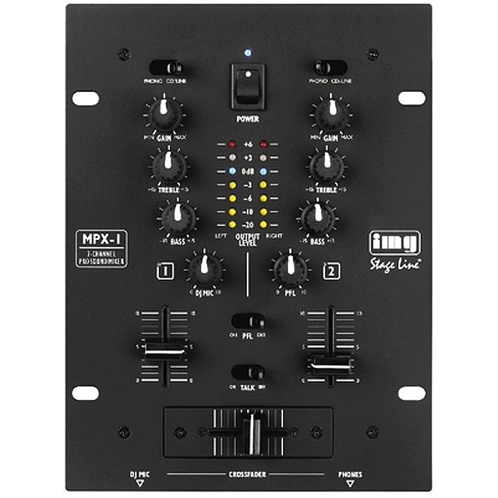IMG STAGE LINE - IMG Stage Line MPX1 BK Mixer (stereo DJ mixer) (black)