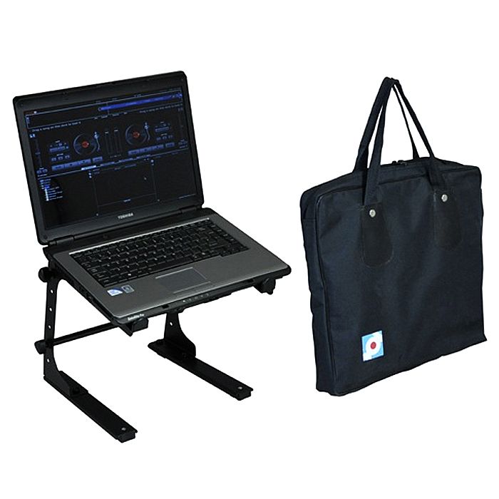 Portable Laptop Stand & Carrying Bag (black) at Juno Records.