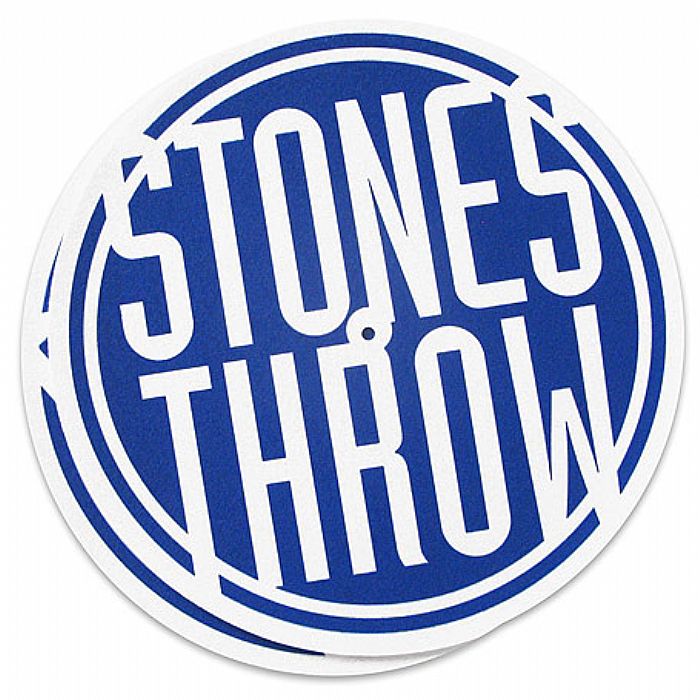 Stones Throw Slipmats (blue with white font) at Juno Records.