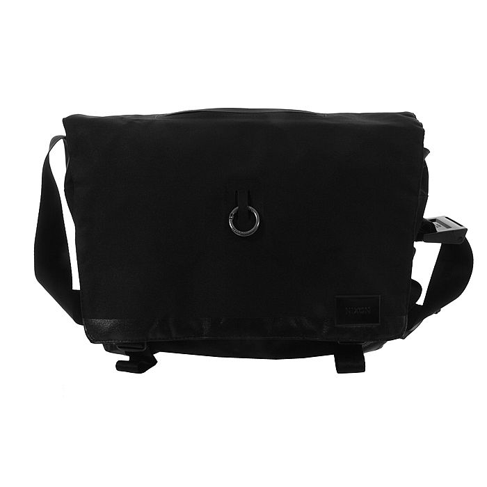 Nixon Matthews Messenger Bag (all black) at Juno Records.