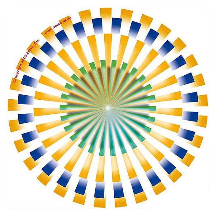 ZOMO - Zomo Animating Slipmats (Pinwheel 2 Orange) (pair)