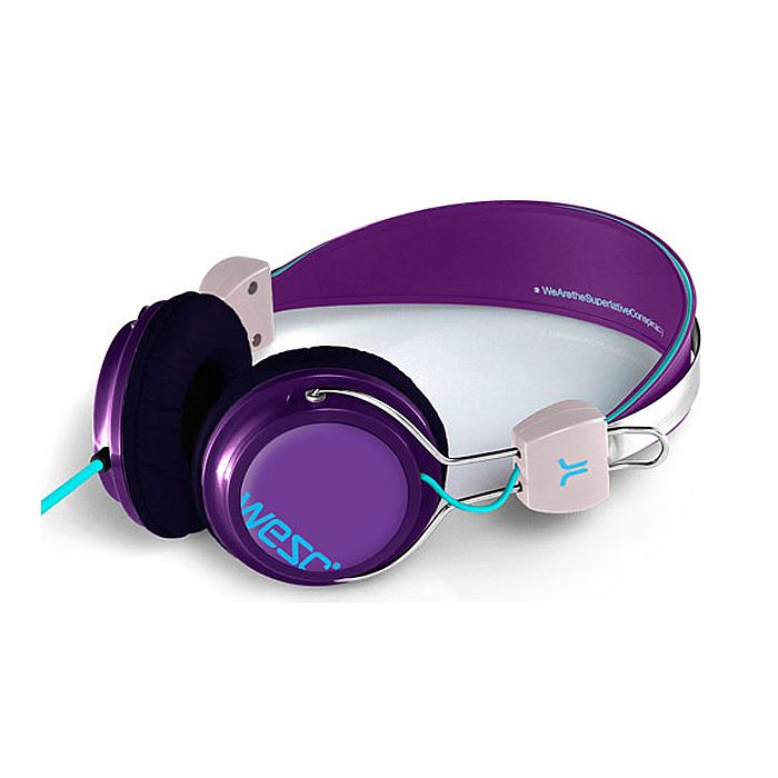 Wesc Bongo Seasonal Headphones (purple passion) at Juno Records.