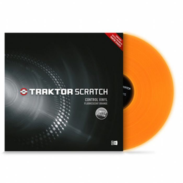 NATIVE INSTRUMENTS - Native Instruments Traktor Scratch Control Vinyl (fluorescent orange)