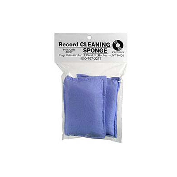BAGS UNLIMITED - Bags Unlimited Vinyl Record Cleaning Super Sponge (pack of 2, assorted colours)