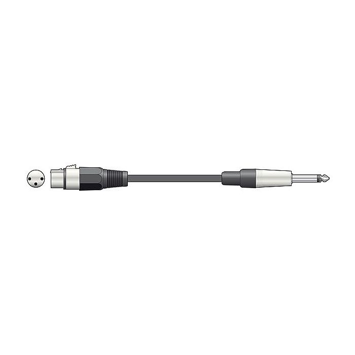 CHORD - Chord Microphone Cable - XLR To 1/4" Mono Jack (6.0m)