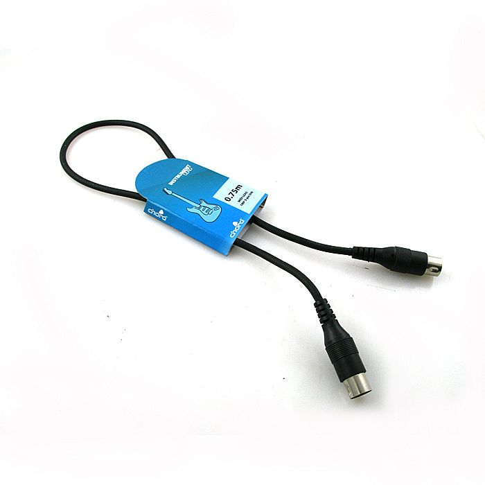 CHORD - Chord 5 Pin Din Plug To 5 Pin Din Plug MIDI Cable (75cm)