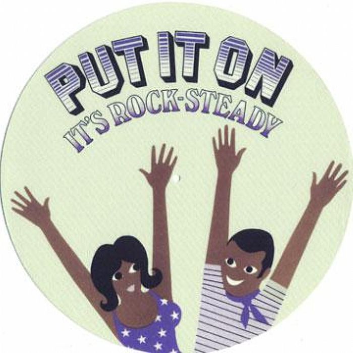 PUT IT ON ITS ROCK STEADY - Put It On Its Rock Steady Slipmat (light green with multicoloured design)