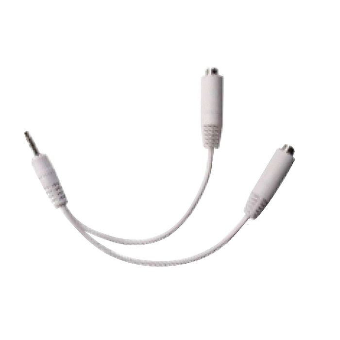 ELECTROVISION - Electrovision 3.5mm Mini Jack Stereo Headphone Splitter Cable (white, 0.2m)