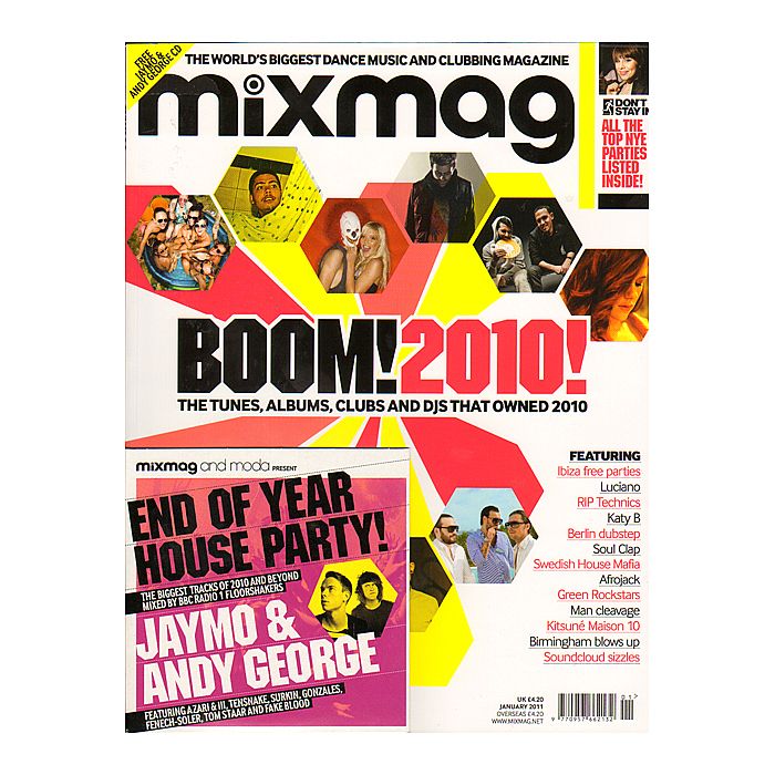 MIXMAG - Mixmag Magazine: Issue 236 January 2011 (incl. free Jaymo & Andy George mix CD)