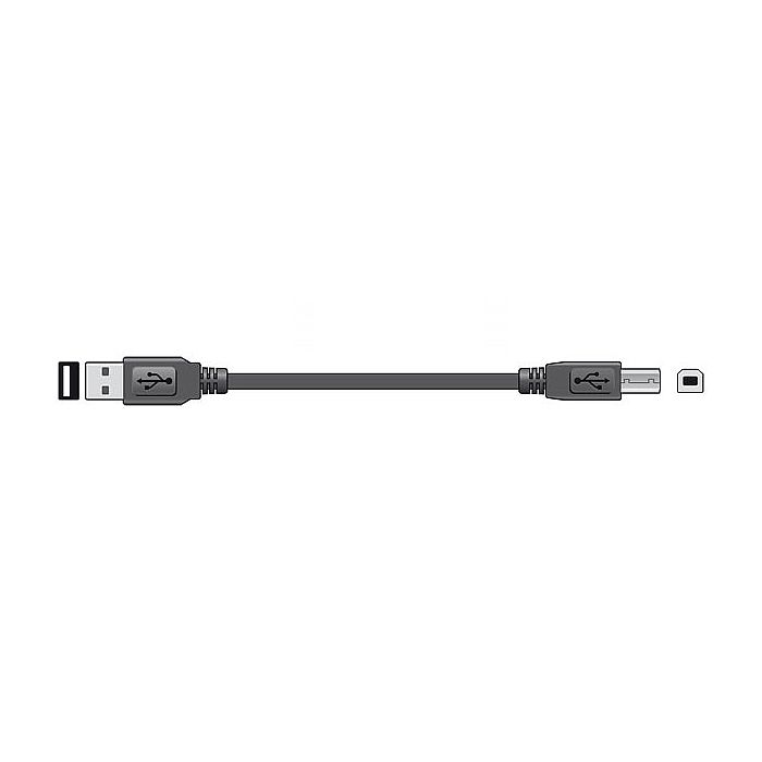 MERCURY - Mercury USB 2.0 Cable/Lead (black, 1.5m)