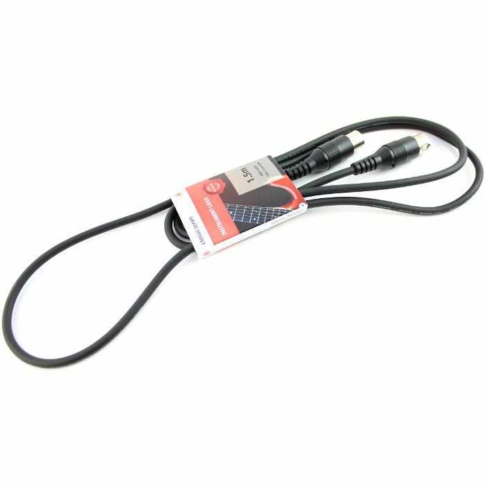 CHORD - Chord 5 Pin Din Plug To 5 Pin Din Plug MIDI Cable (1.5m)