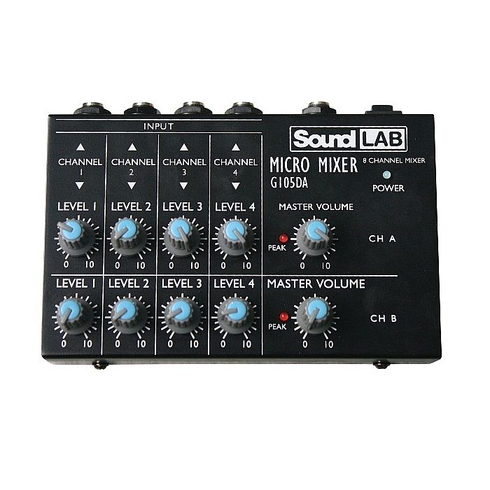 SOUND LAB - Sound LAB 4 Channel Stereo Micro Mixer With Effects