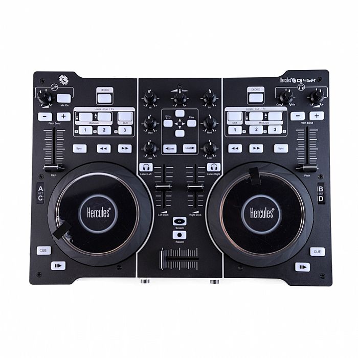 HERCULES Hercules DJ4 Set MIDI USB DJ Controller vinyl at Juno Records.