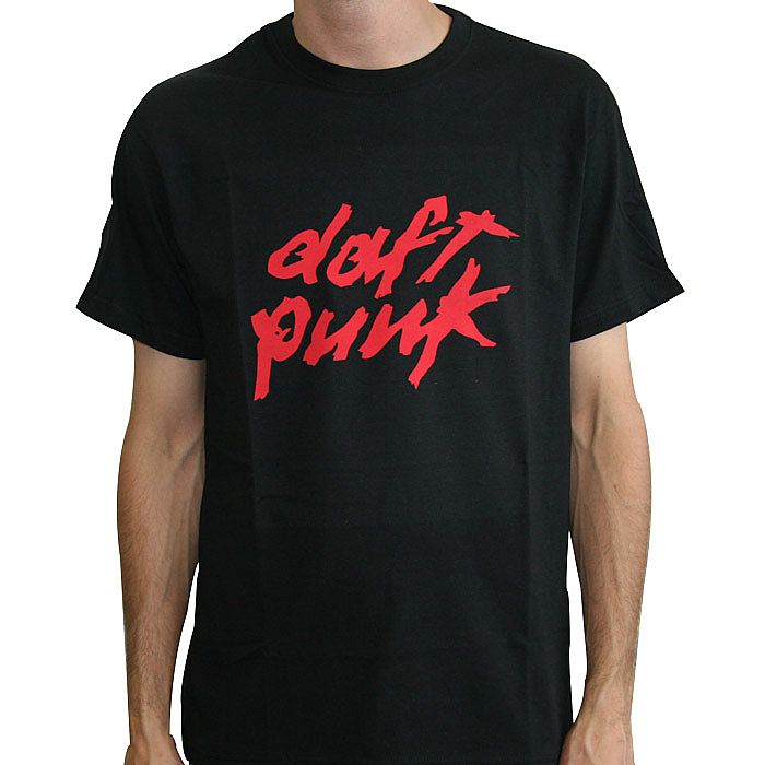 DAFT PUNK - Daft Punk T-shirt (black with red logo)