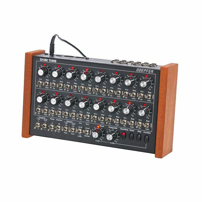 DOEPFER - Doepfer Dark Time 2x8 Analogue Sequencer With CV/Gate/USB/MIDI Interface (red LED version, supplied with 2 pin Euro plug)