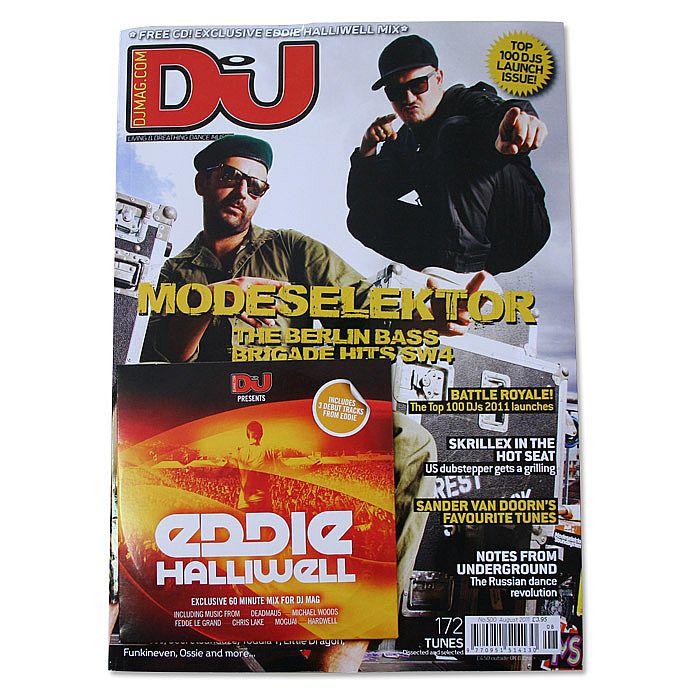 DJ MAGAZINE - DJ Magazine August 2011 #500 (incl. free Eddie Halliwell mix CD)