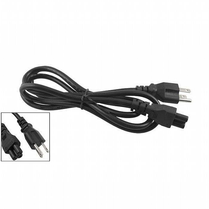 US 3 PIN PLUG TO C5 CLOVERLEAF (MICKEY MOUSE) LEAD - US 3 Pin Plug To C5 Cloverleaf Mickey Mouse Lead (1.9m)