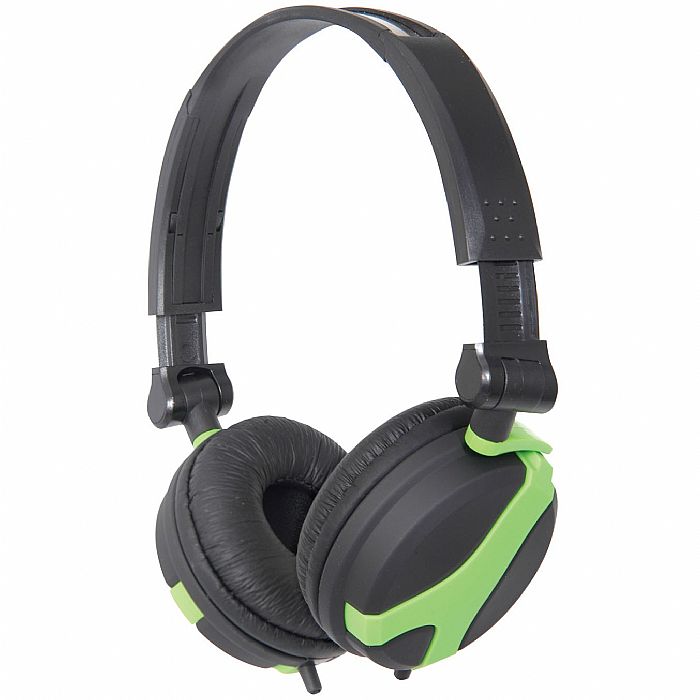 QTX - QTX QX40 Stereo Headphones (black & green)