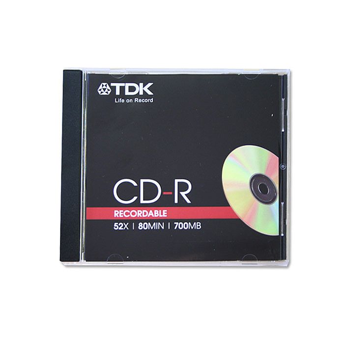 TDK - TDK CDR80 700MB Recordable Blank CDR
