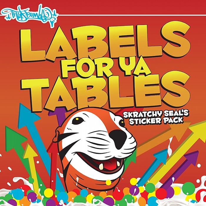 THUD RUMBLE - Thud Rumble Labels For Ya Tables: Skratchy Seal's Sticker Pack