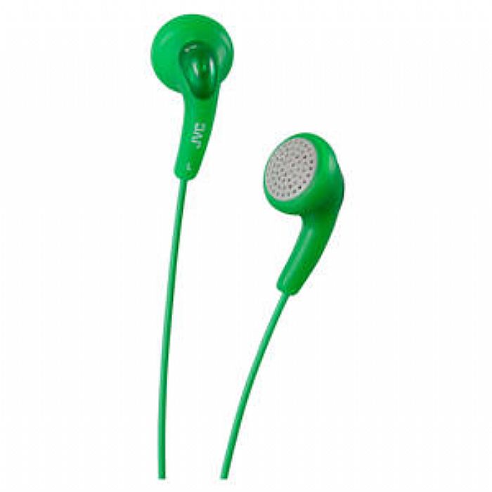 JVC JVC HAF140G Gumy In Ear Stereo Headphones (kiwi green) vinyl at ...