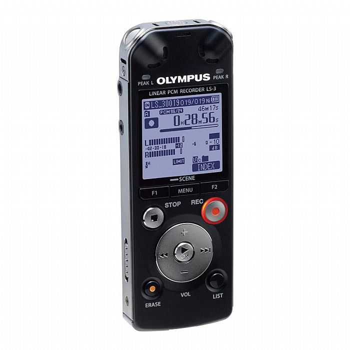 Olympus Ls3 Digital Audio Recorder + Free Hama Mini Tripod & 4gb Micro 