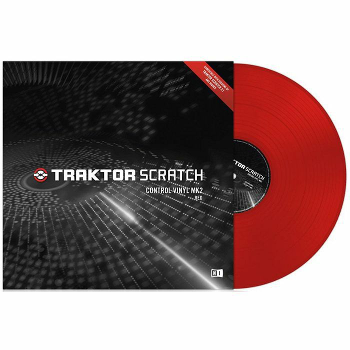 NATIVE INSTRUMENTS - Native Instruments Traktor Scratch 12" Control Vinyl Record MkII (single, red)