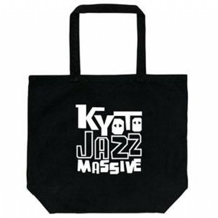 ESPECIAL JAPAN - Especial Kyoto Jazz Massive Tote Record Bag 25 (black tote bag with white print)