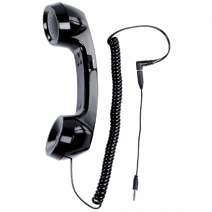 BasicXL Retro Telephone Handset Headphone (black) at Juno Records.