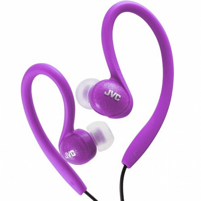 JVC HAEBX5 Inear Clip Earphones (violet) at Juno Records.