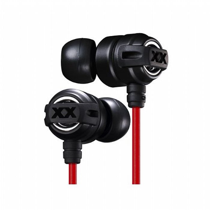 JVC - JVC HAFX1X in-ear earphones (black, red)