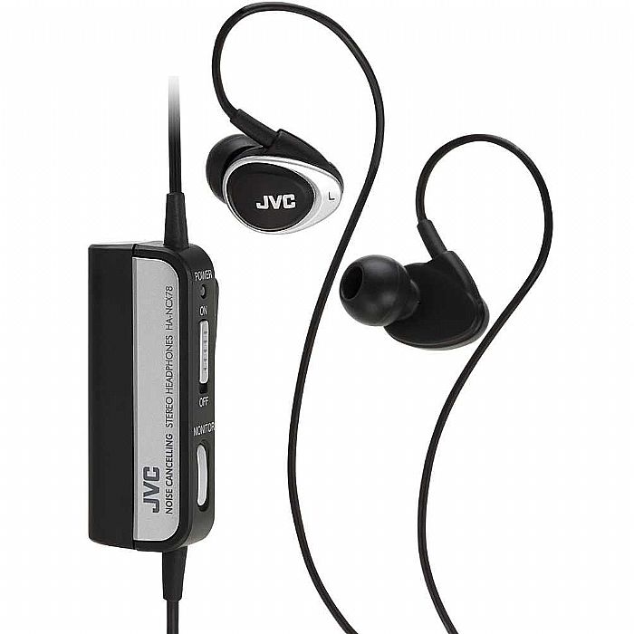 JVC - JVC HANCX78 In-ear Noise Canceling Earphones (black)