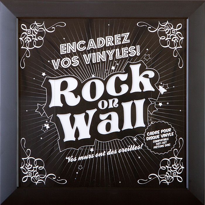 ROCK ON WALL - Rock On Wall Vinyl Record Album LP Frame (black)