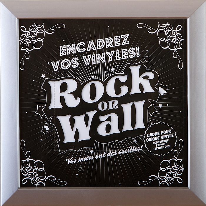 ROCK ON WALL - Rock On Wall Vinyl Record Album LP Frame (silver)