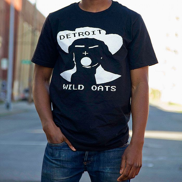 WILD OATS - Wild Oats Male T-Shirt (black with WO logo print)