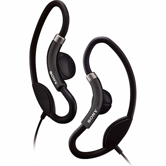 Sony MDRAS22iP inear clip headphones with mic & remote (black) at Juno