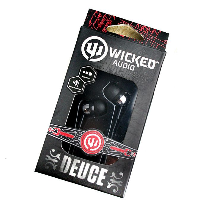 WICKED AUDIO - Wicked Audio Deuce WI1800 in-ear earphones (black)