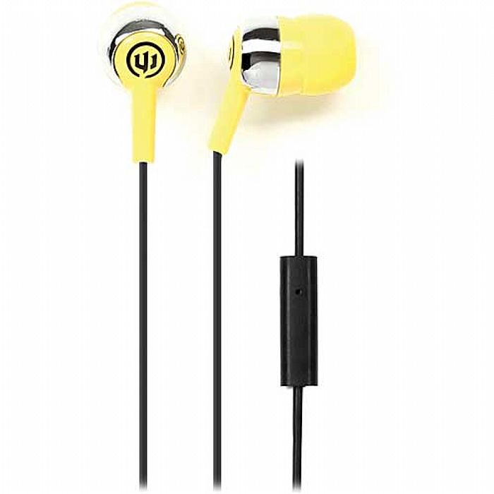 WICKED AUDIO - Wicked Audio Deuce WI1859 in-ear earphones with mic (yellow)