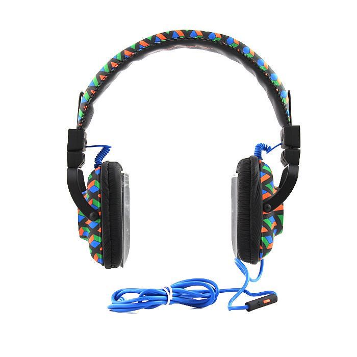 WESC - Wesc Maraca Knit Pattern Unisex Retro Style Headphones (black)