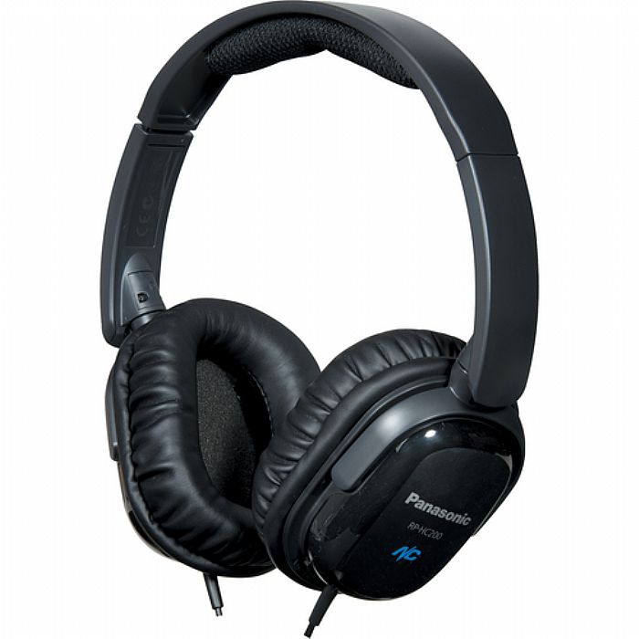 PANASONIC - Panasonic RPHC200 Noise Cancelling Headphones (black)
